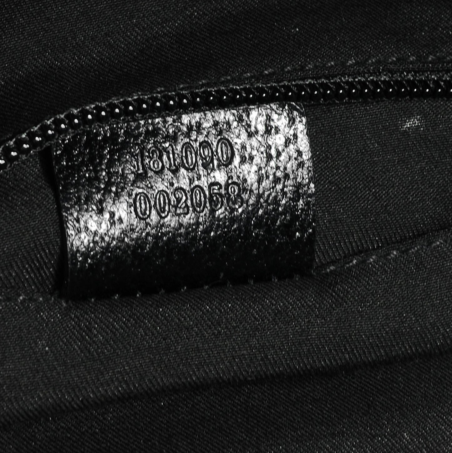 Monogram Large Tote Black