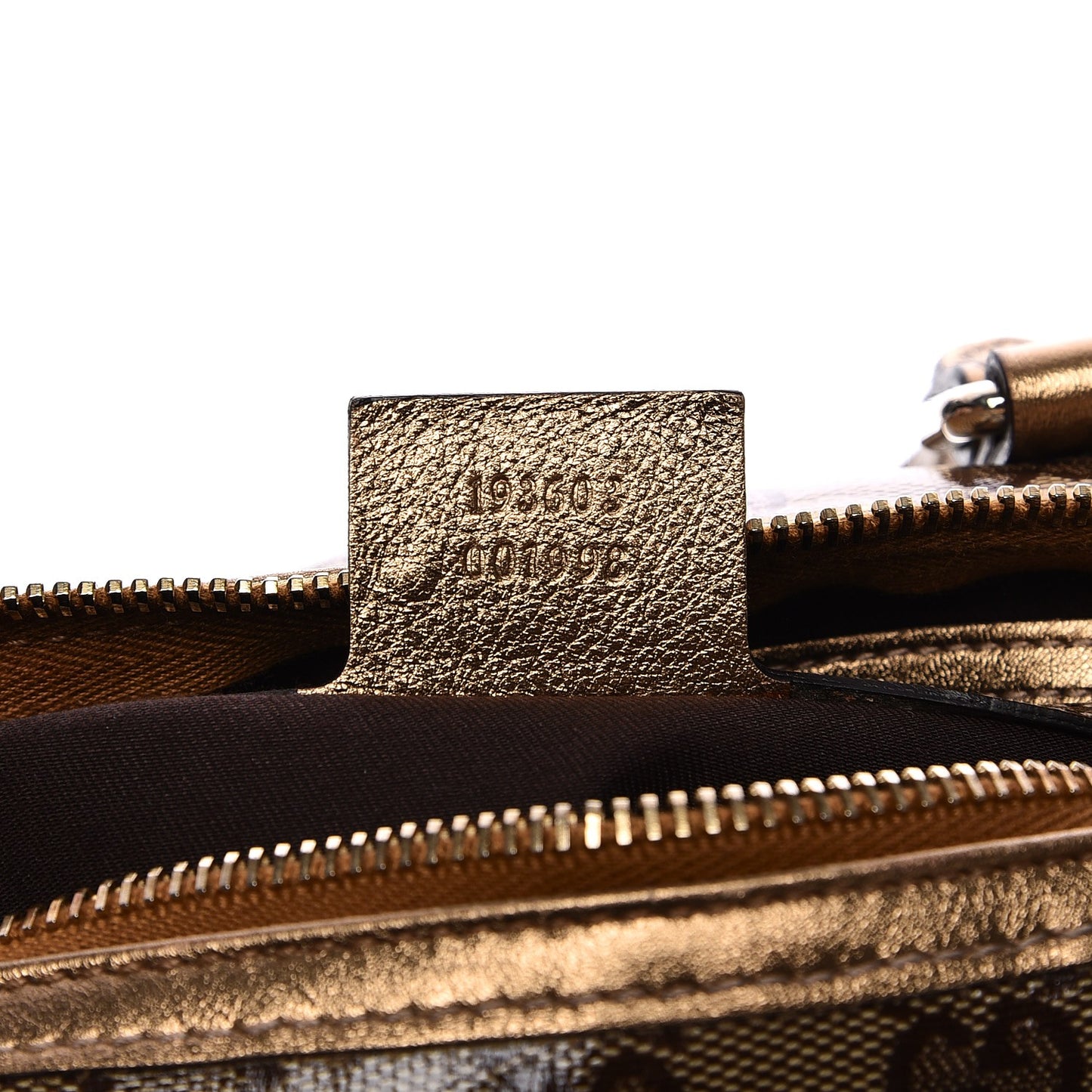Crystal Monogram Medium Joy Boston Bronze