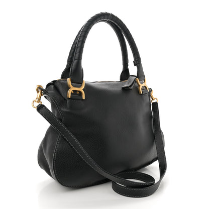 Chloe Calfskin Medium Marcie Satchel Black 3 of 11