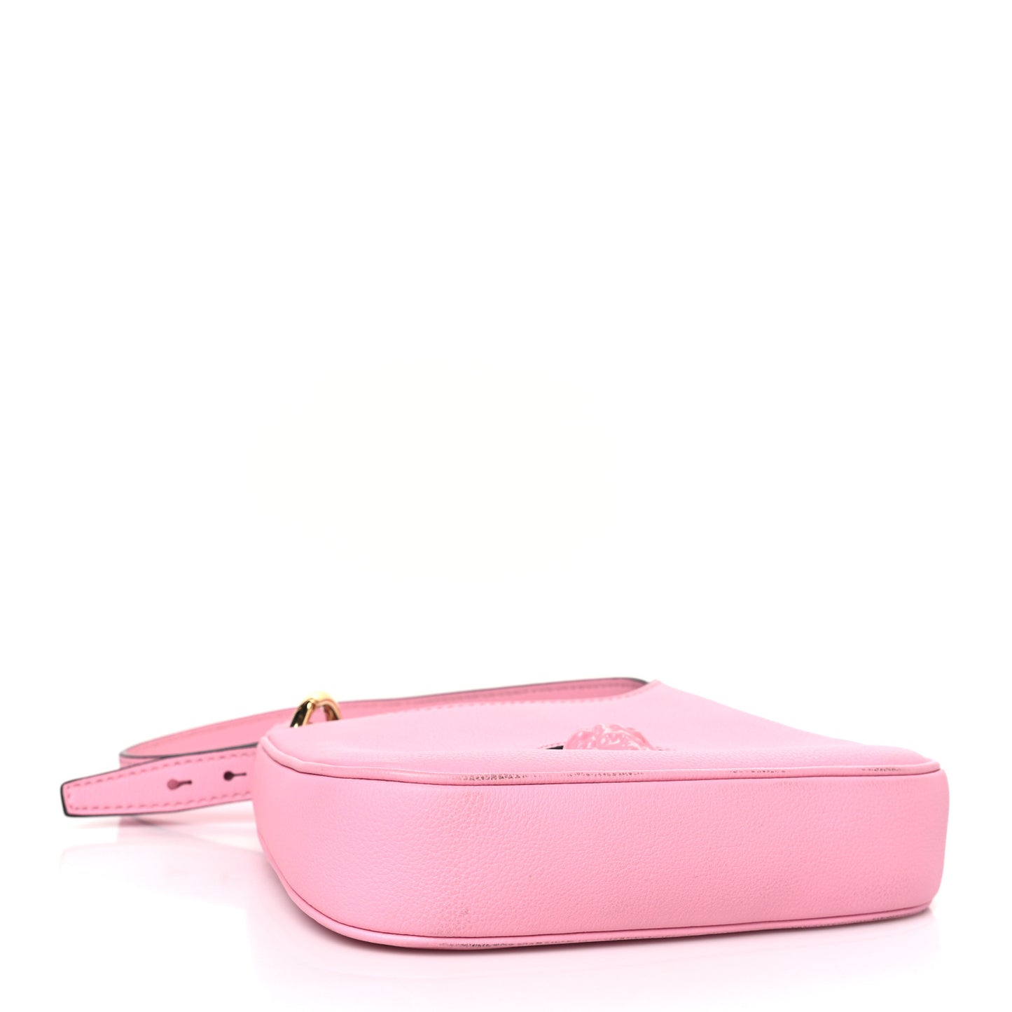 Calfskin La Medusa Small Hobo Crossbody Pink