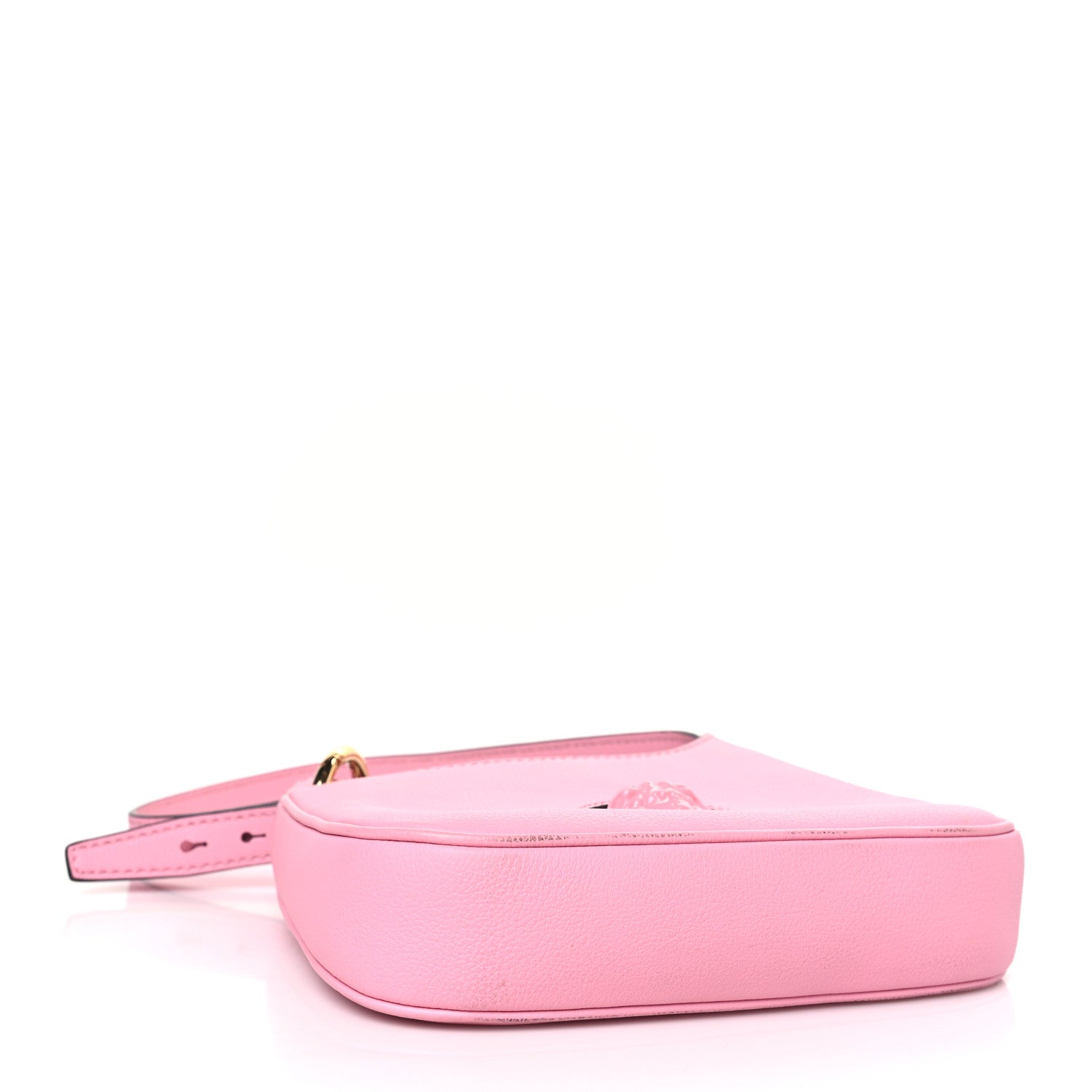 Versace Calfskin La Medusa Small Hobo Crossbody Pink 4 of 10