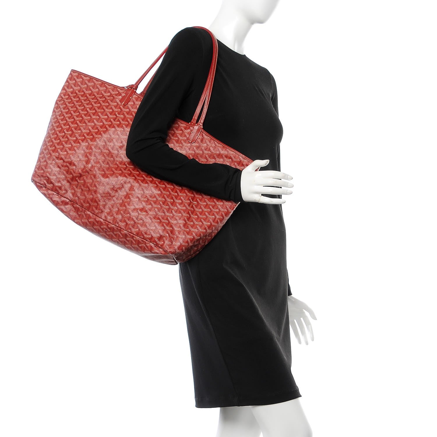 Goyard Goyardine Saint Louis GM Red 2 of 16