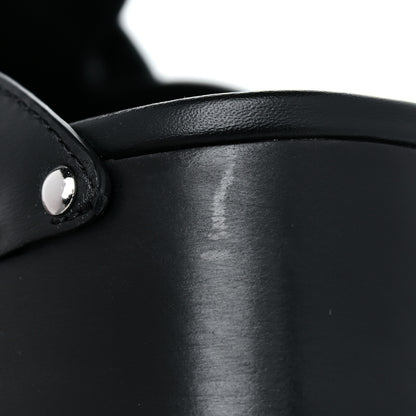 Hermes Calfskin Calya Mules 37 Black 12 of 14