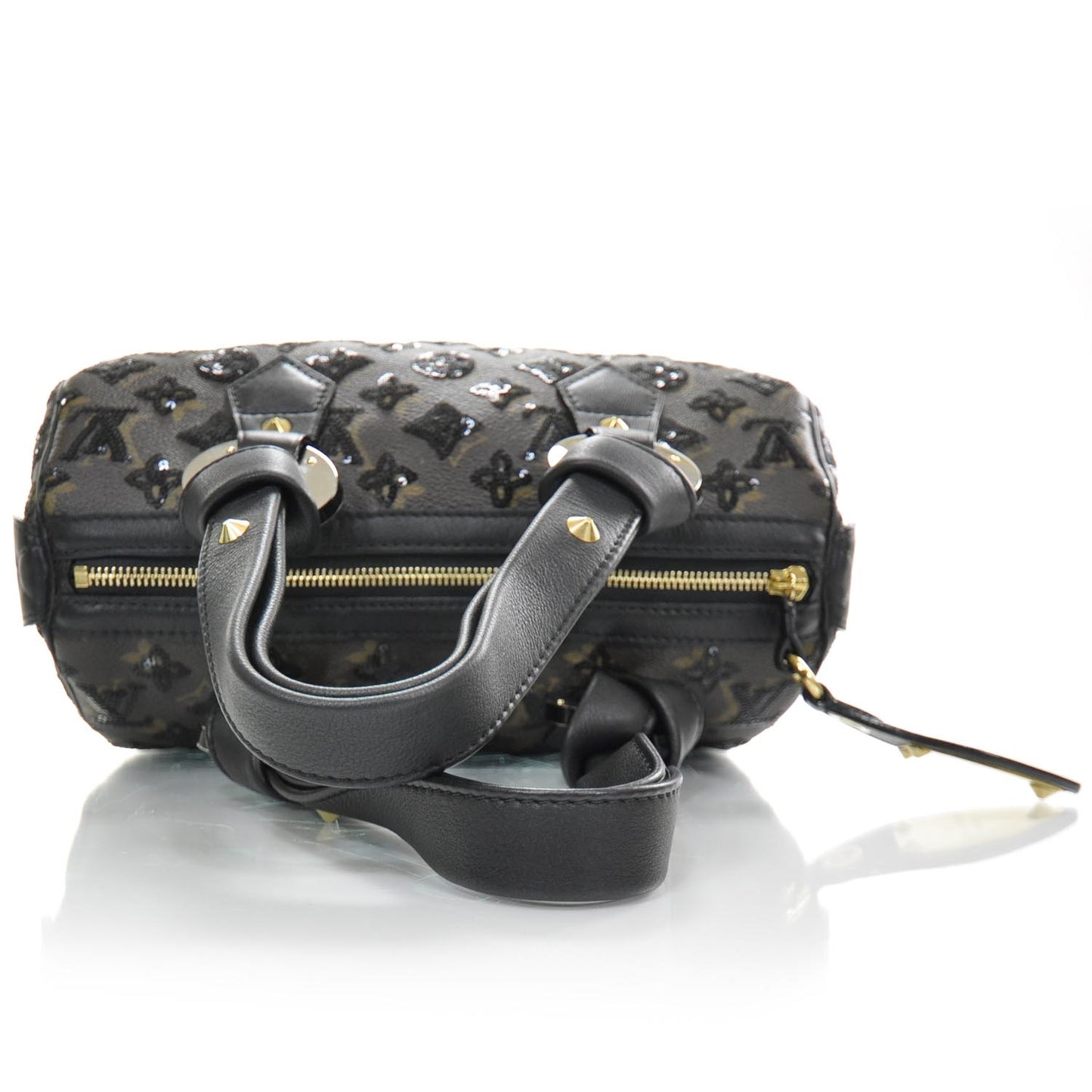 Monogram Sequins Eclipse Speedy 28 Black
