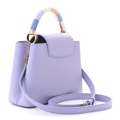 Louis Vuitton Taurillon Kintsugi Capucines BB Iris 3 of 10