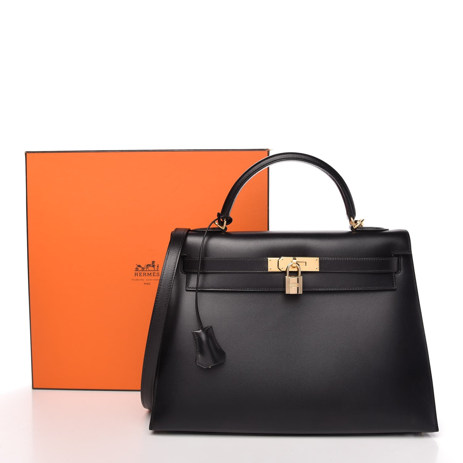 Hermes Box Kelly Sellier 32 Black 12 of 12