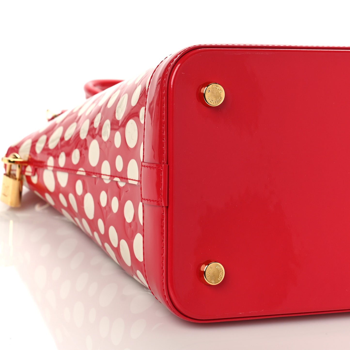Vernis Kusama Infinity Dots Lockit MM Red