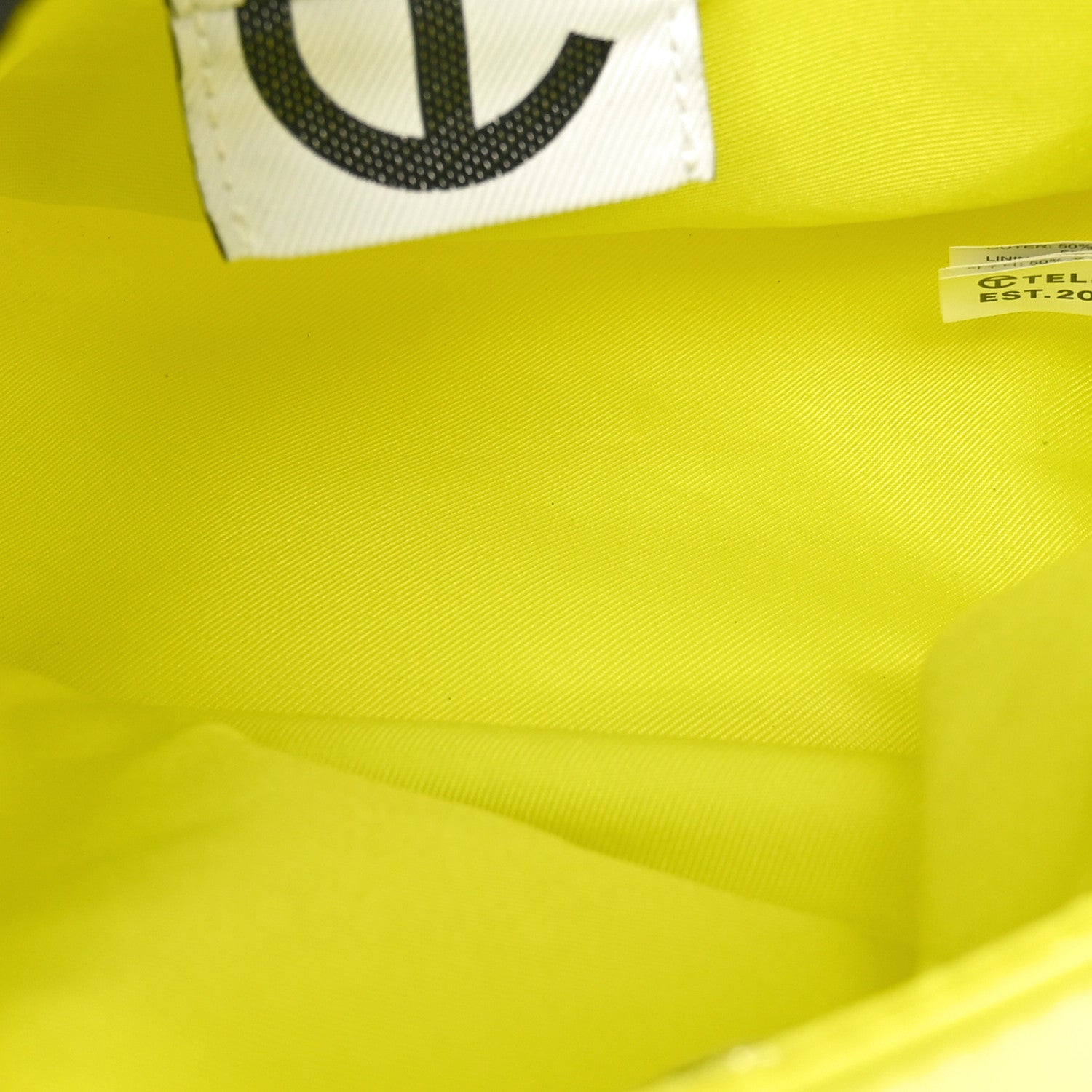 Telfar Vegan Leather Shmedium Shopping Bag Highlighter Yellow 5 of 9