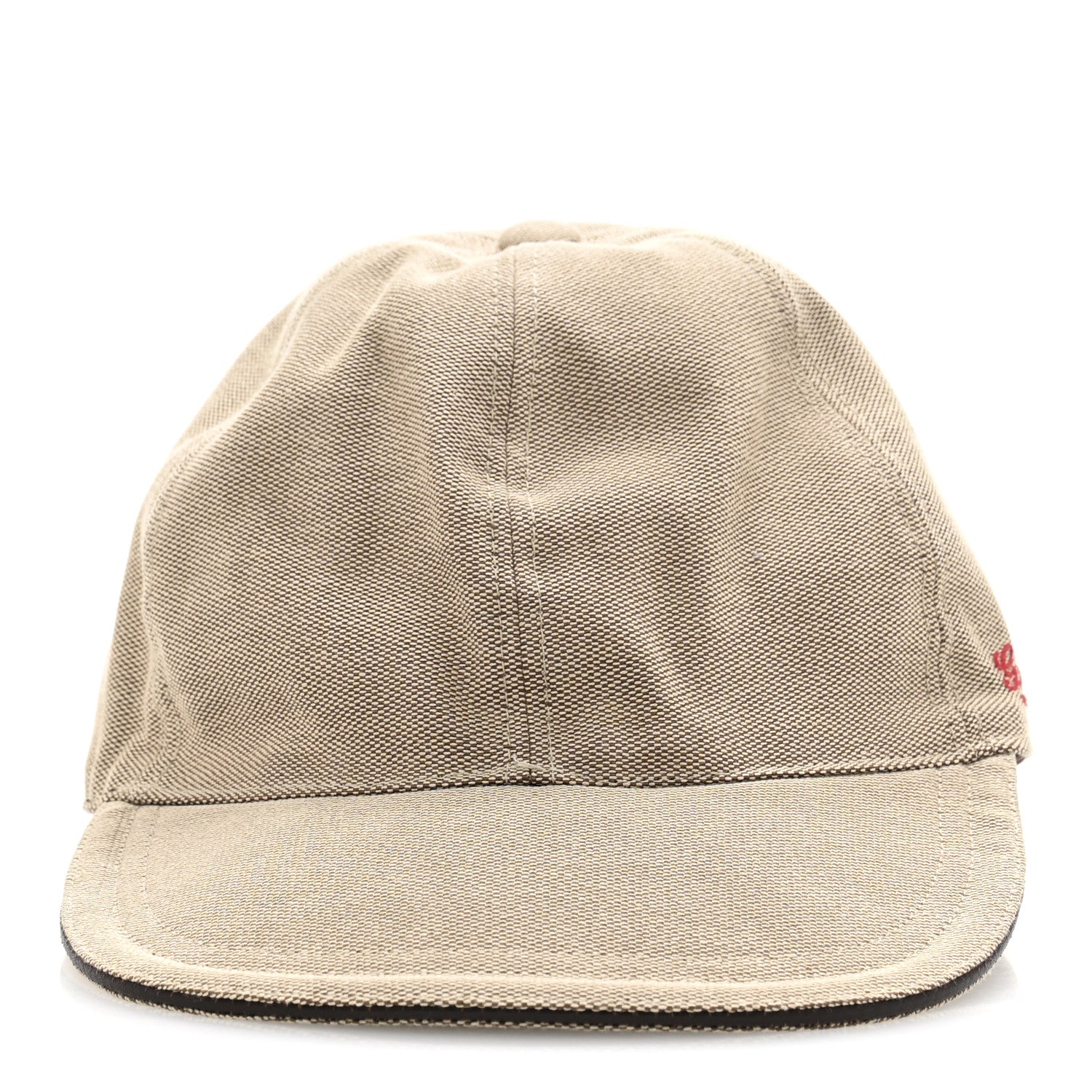 Gucci Canvas Embroidered Logo Baseball Hat L Beige 3 of 9