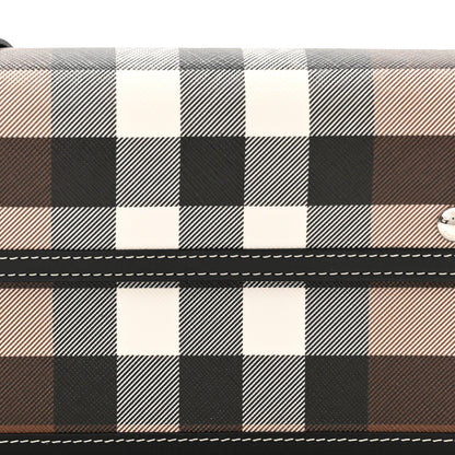 Burberry E-Canvas Giant Check Oscar Crossbody Dark Birch 7 of 9