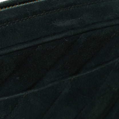 Chanel Suede Chevron Tassel Camera Case Dark Green 11 of 11