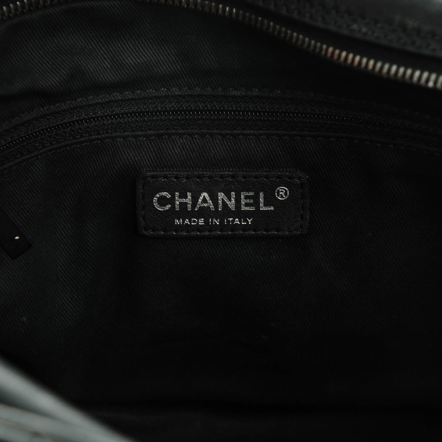 Chanel Calfskin Small Diamond Stitch Tote Black 6 of 7