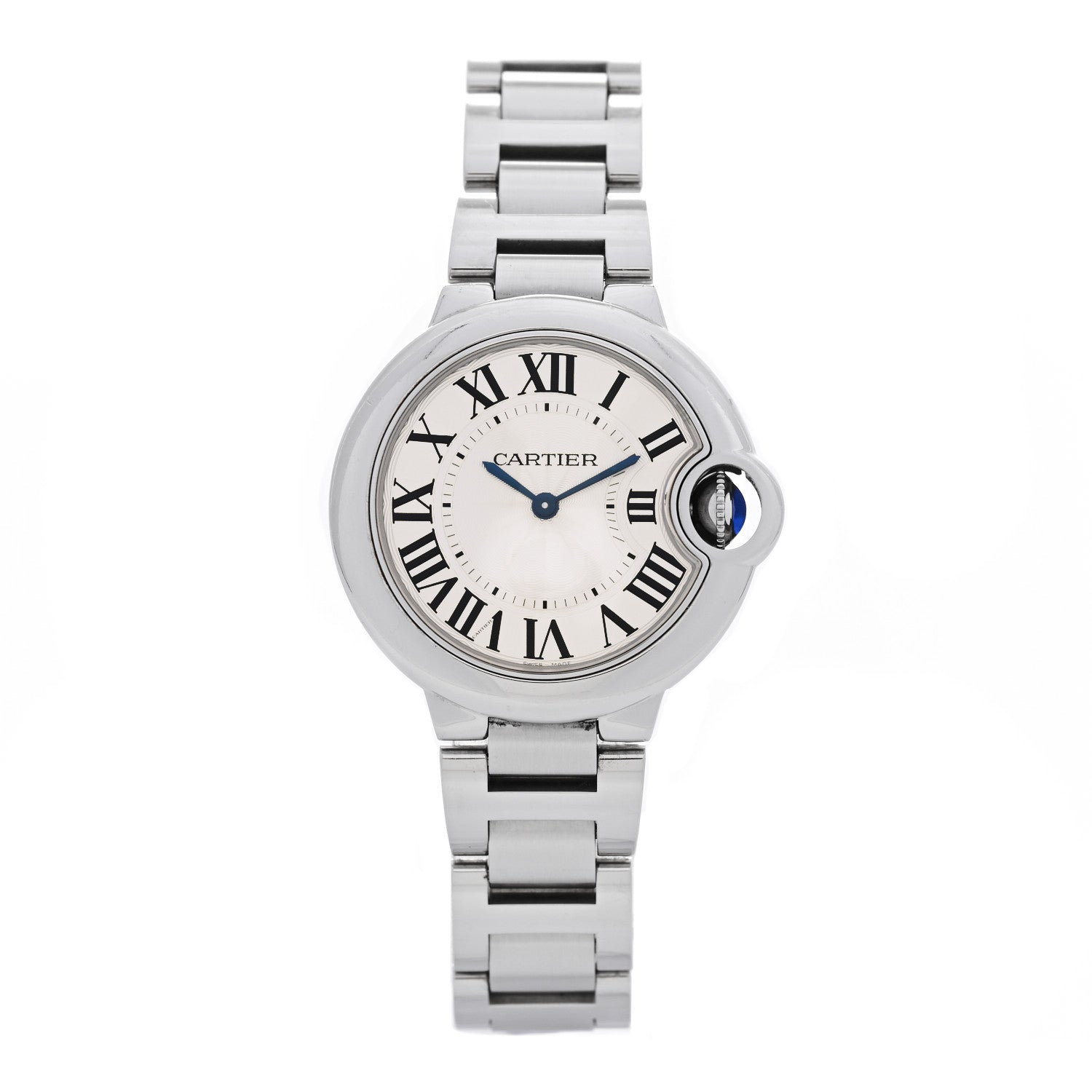 Cartier Stainless Steel 33mm Ballon Bleu De Cartier Quartz Watch 1 of 5