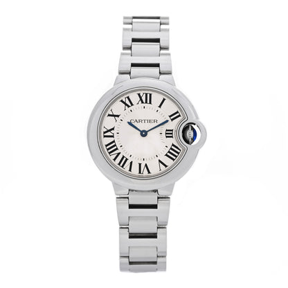 Cartier Stainless Steel 33mm Ballon Bleu De Cartier Quartz Watch 1 of 5