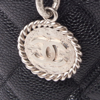Chanel Caviar Quilted Medallion Tote Black 8 of 10