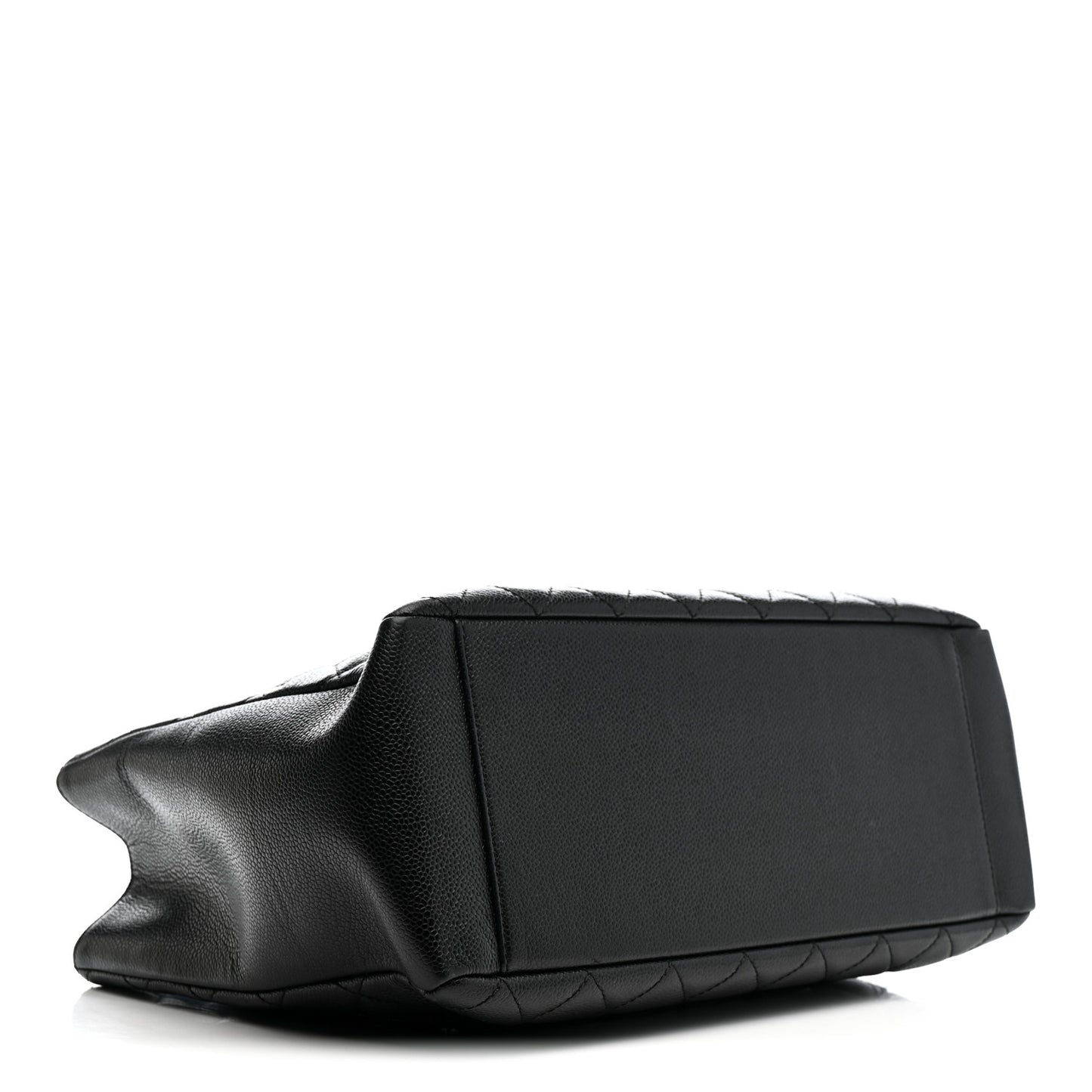 Caviar Quilted Grand Shopping Tote GST Black