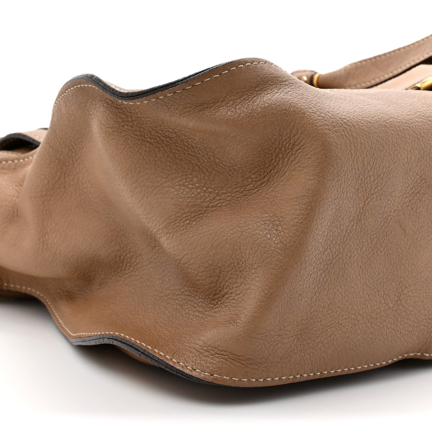 Calfskin Large Marcie Satchel Nut