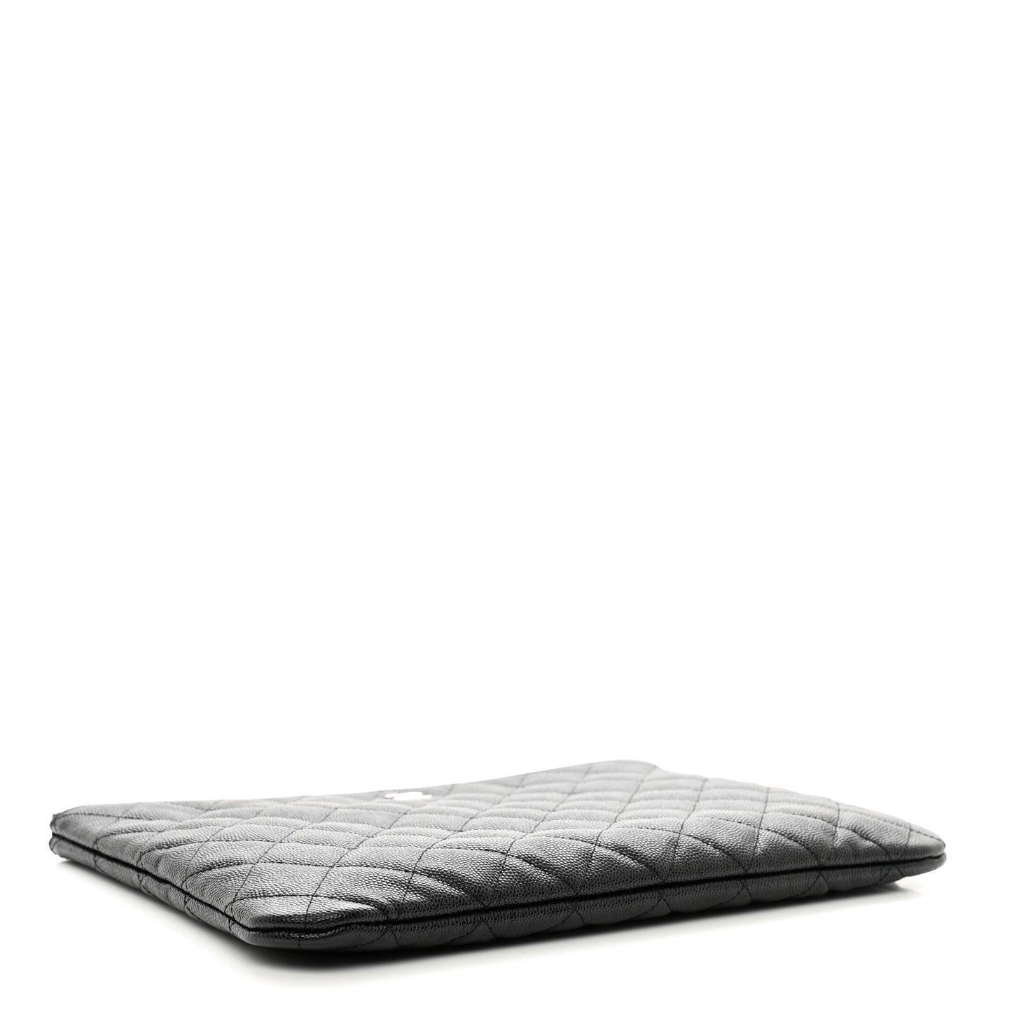 Caviar Quilted Medium Cosmetic Case Black