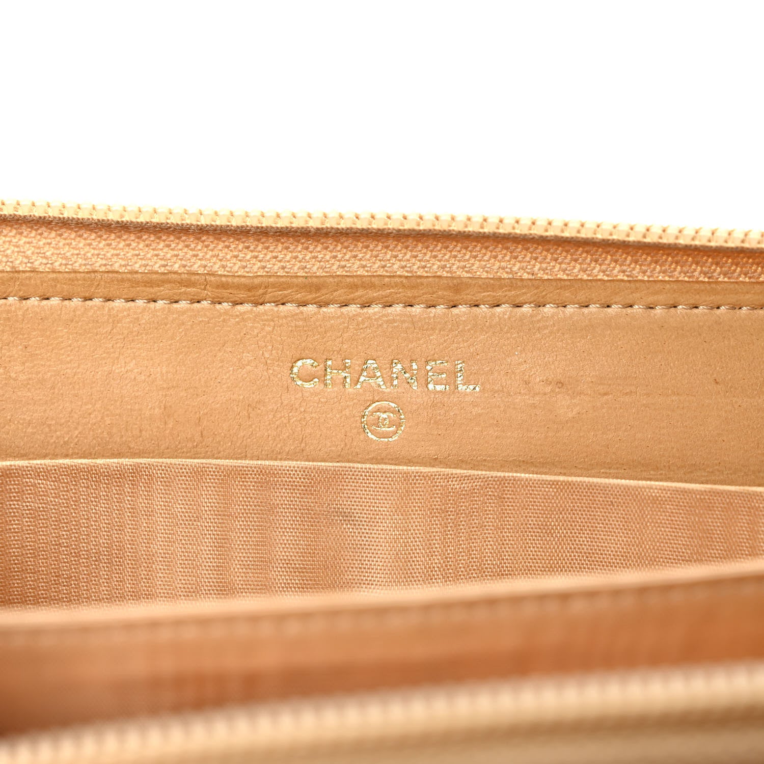 Chanel Caviar Large Timeless CC Zip Around Wallet Beige 6 of 7