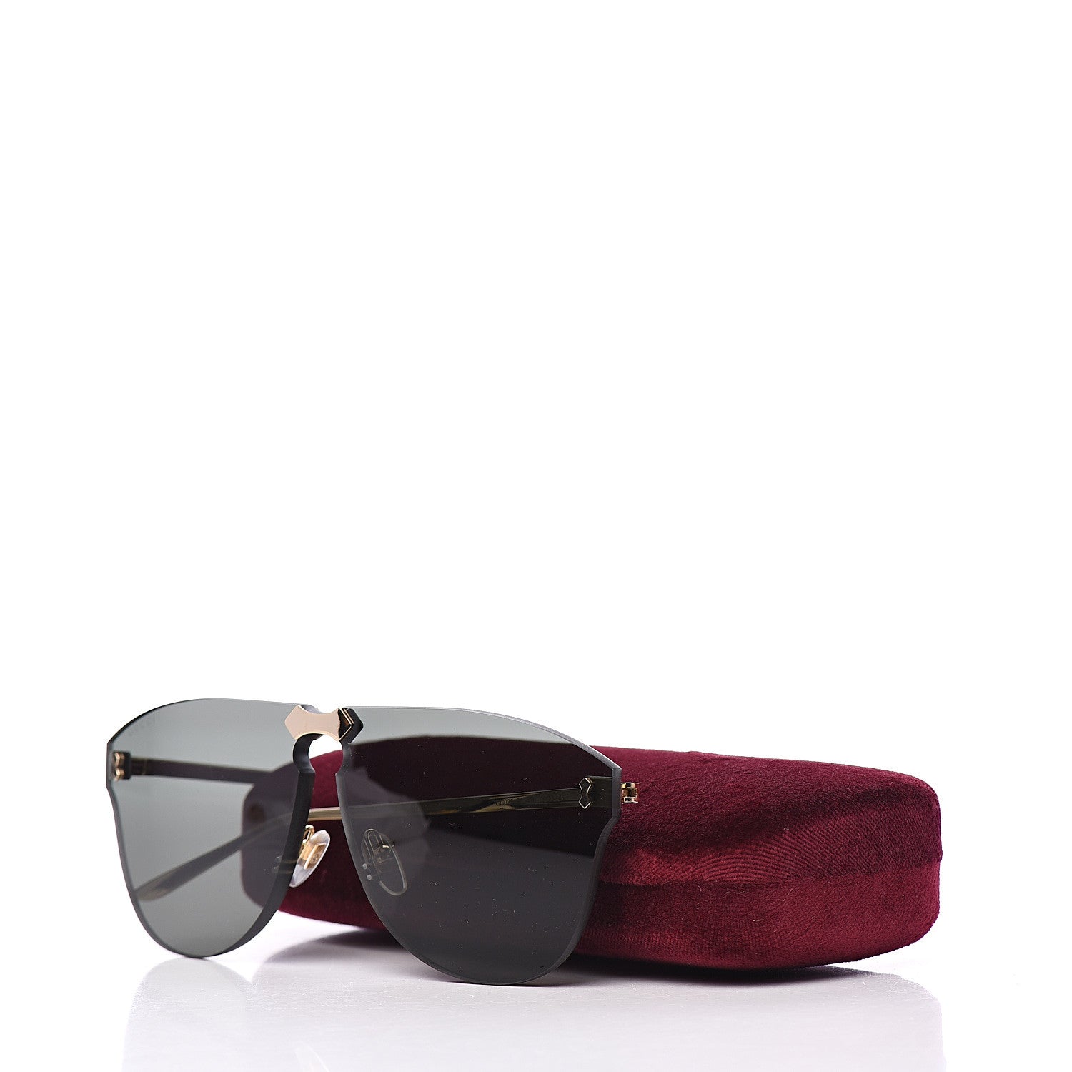 Gucci Rimless Sunglasses GG0354S Black 8 of 8