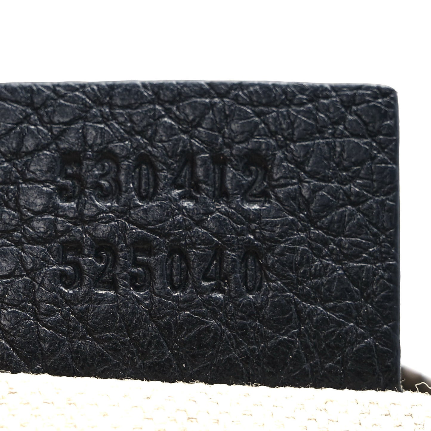 Grained Calfskin Logo Belt Bag Black