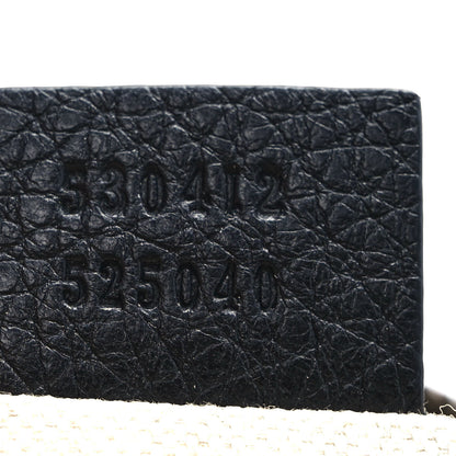 Gucci Grained Calfskin Logo Belt Bag Black 7 of 9