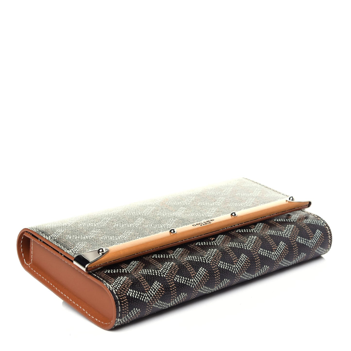 Goyardine Monte Carlo Mini Phone Case Black