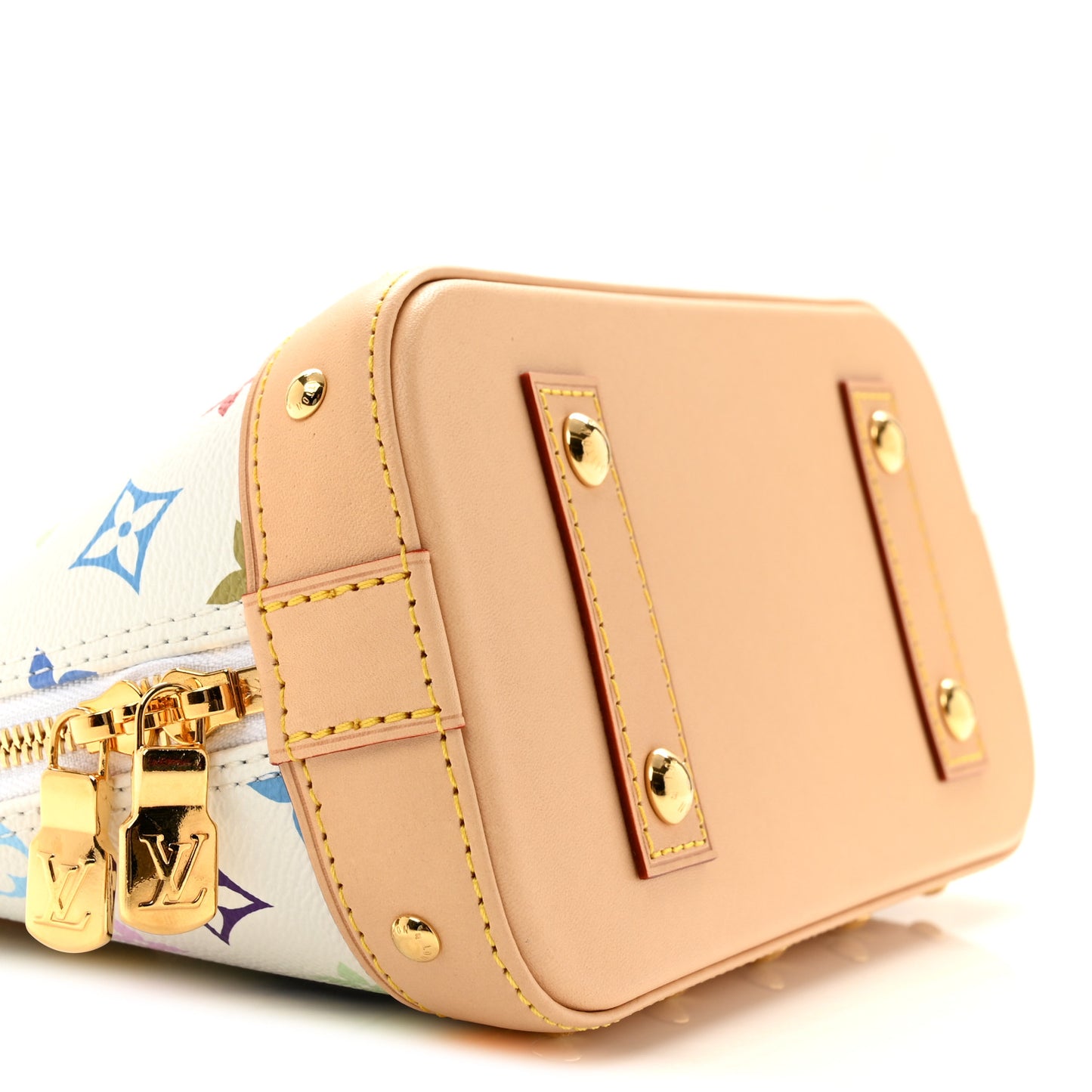 LV x TM Monogram Multicolor Alma BB White