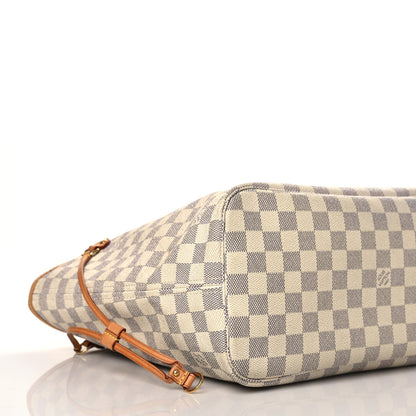 Louis Vuitton Damier Azur Neverfull MM 5 of 9