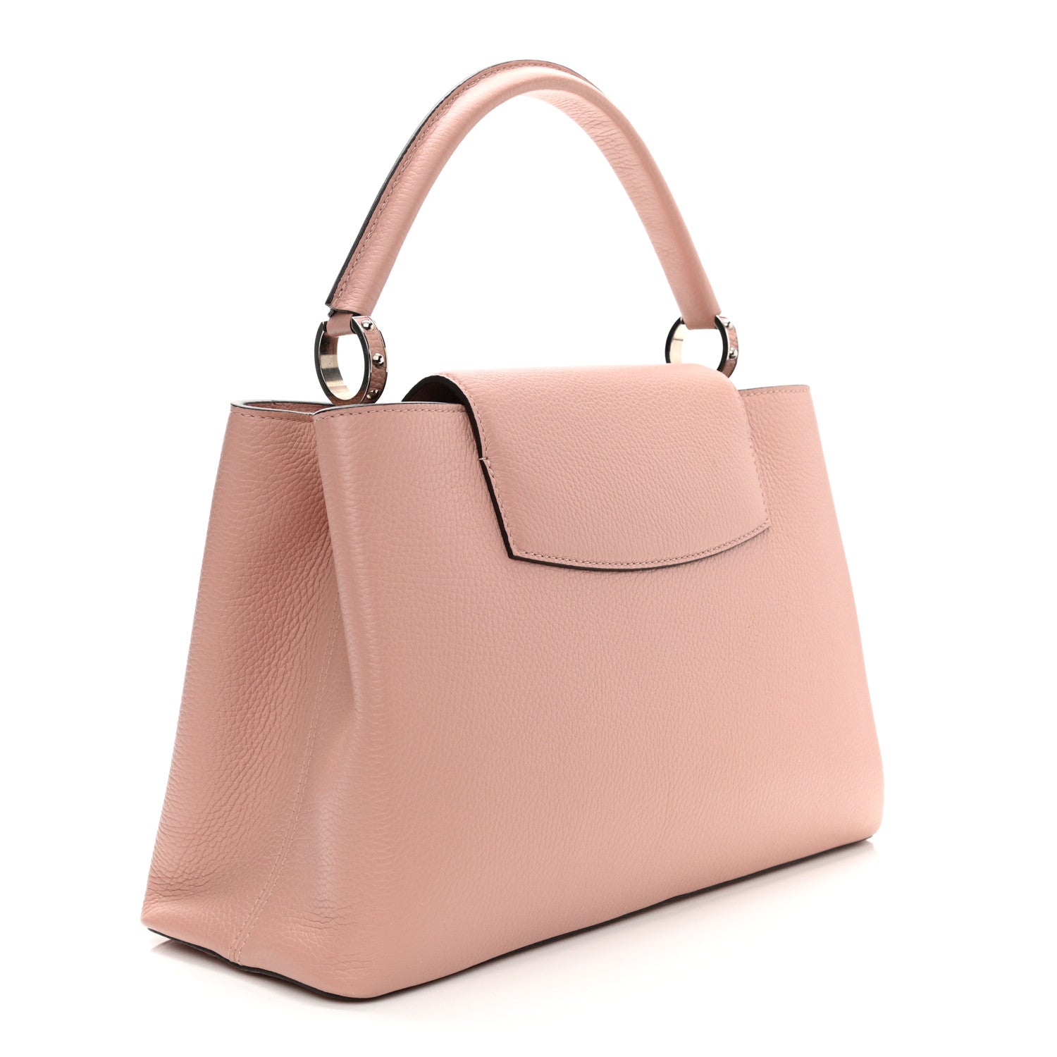 Louis Vuitton Taurillon Capucines MM Magnolia 3 of 10