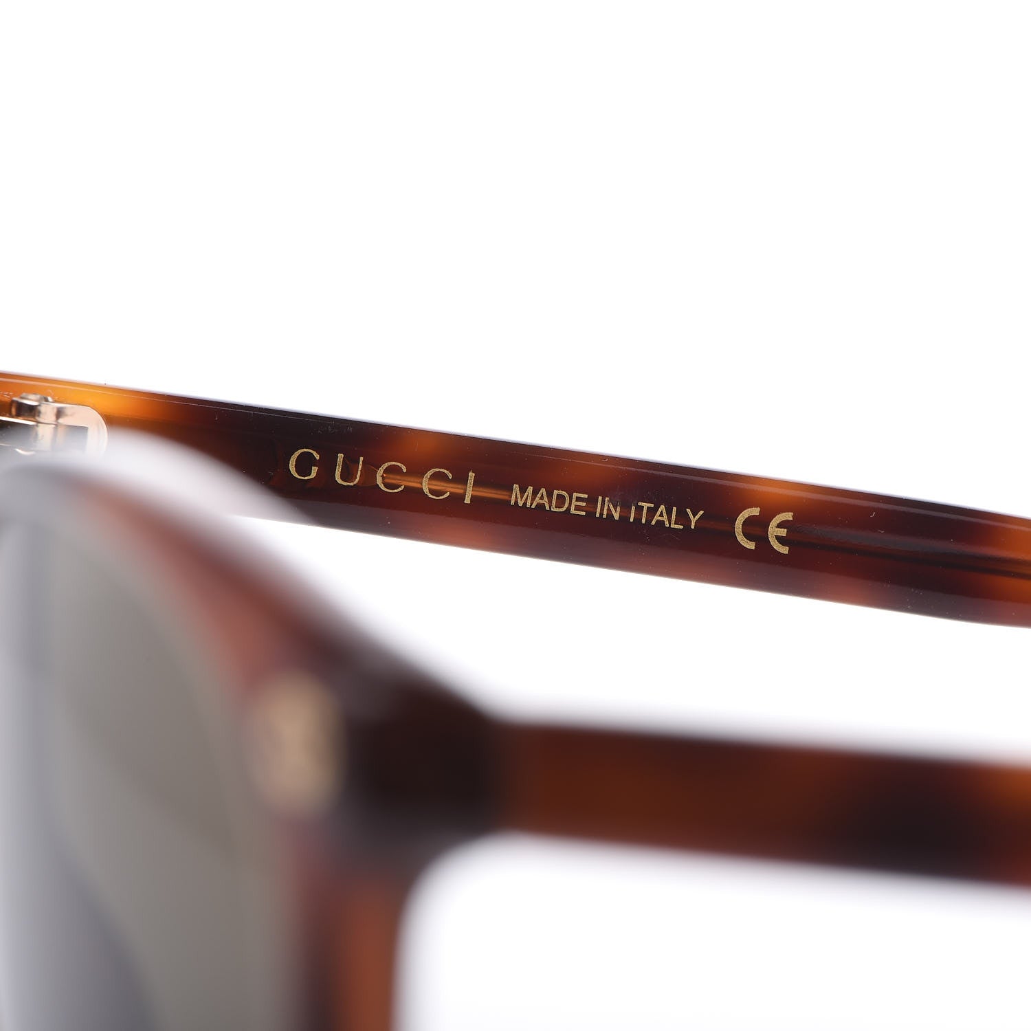Gucci Acetate Round GG Sunglasses GG0024S Tortoise 6 of 8