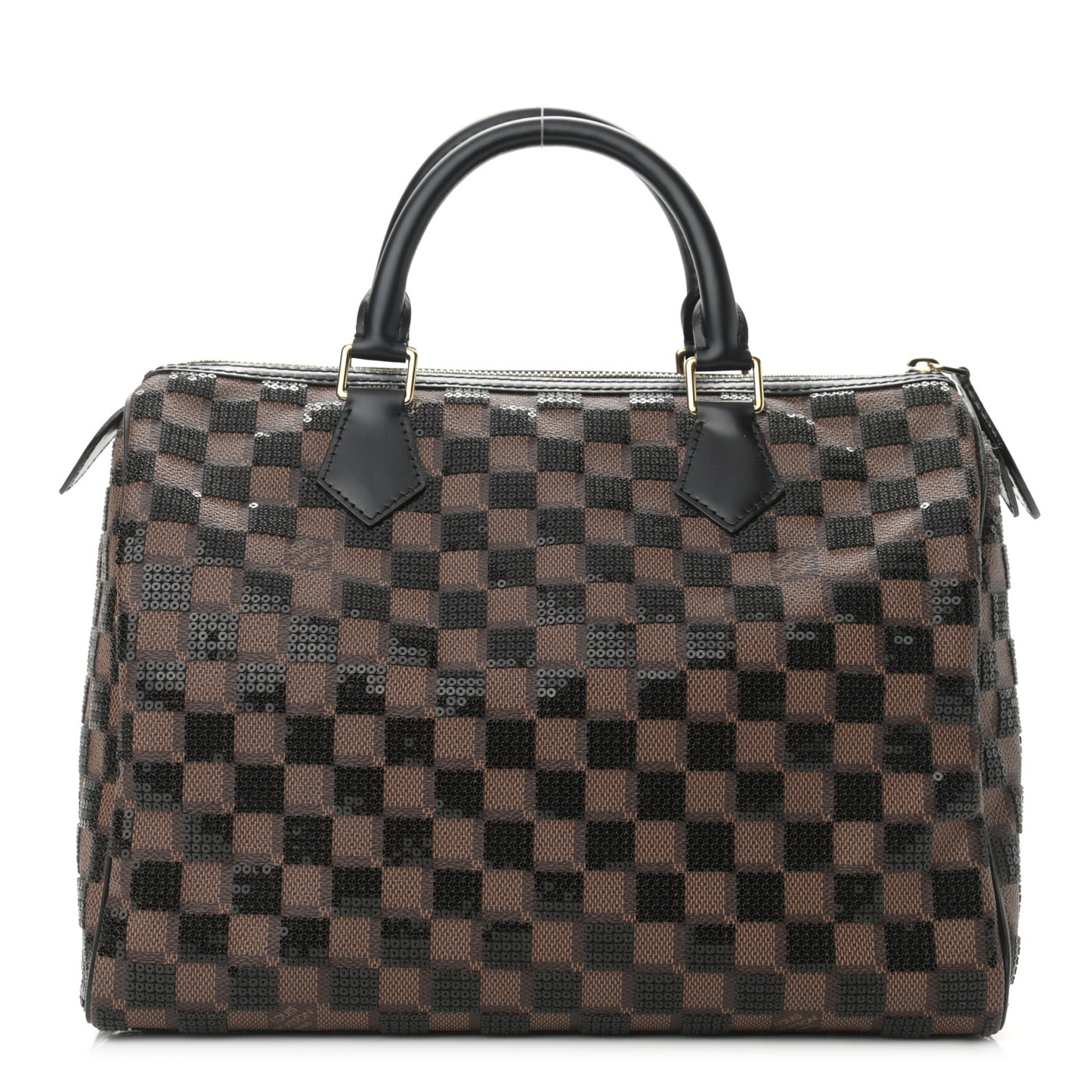 Damier Paillettes Speedy 30 Black