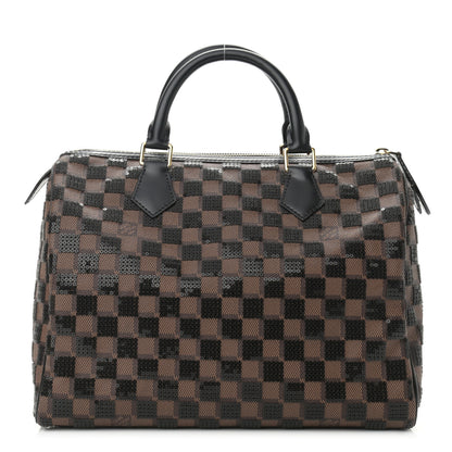 Louis Vuitton Damier Paillettes Speedy 30 Black 1 of 10