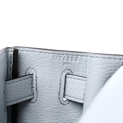 Hermes Togo Kelly Retourne 28 Bleu Pale 7 of 10