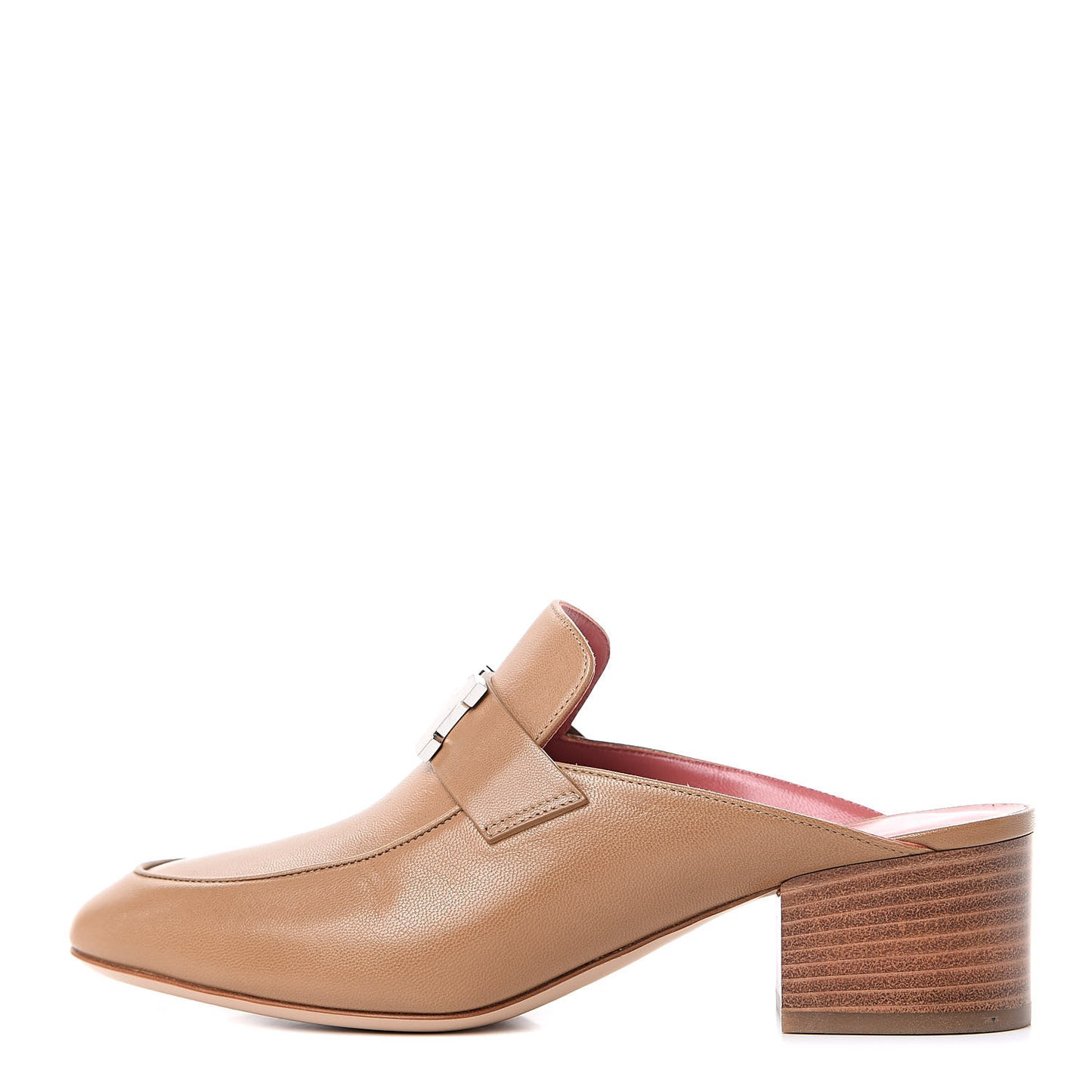 Goatskin Paradis Mules 36 Taupe