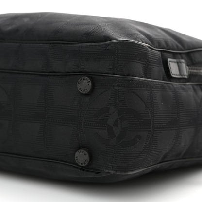 Chanel Nylon Travel Shoulder Bag Black 10 of 10