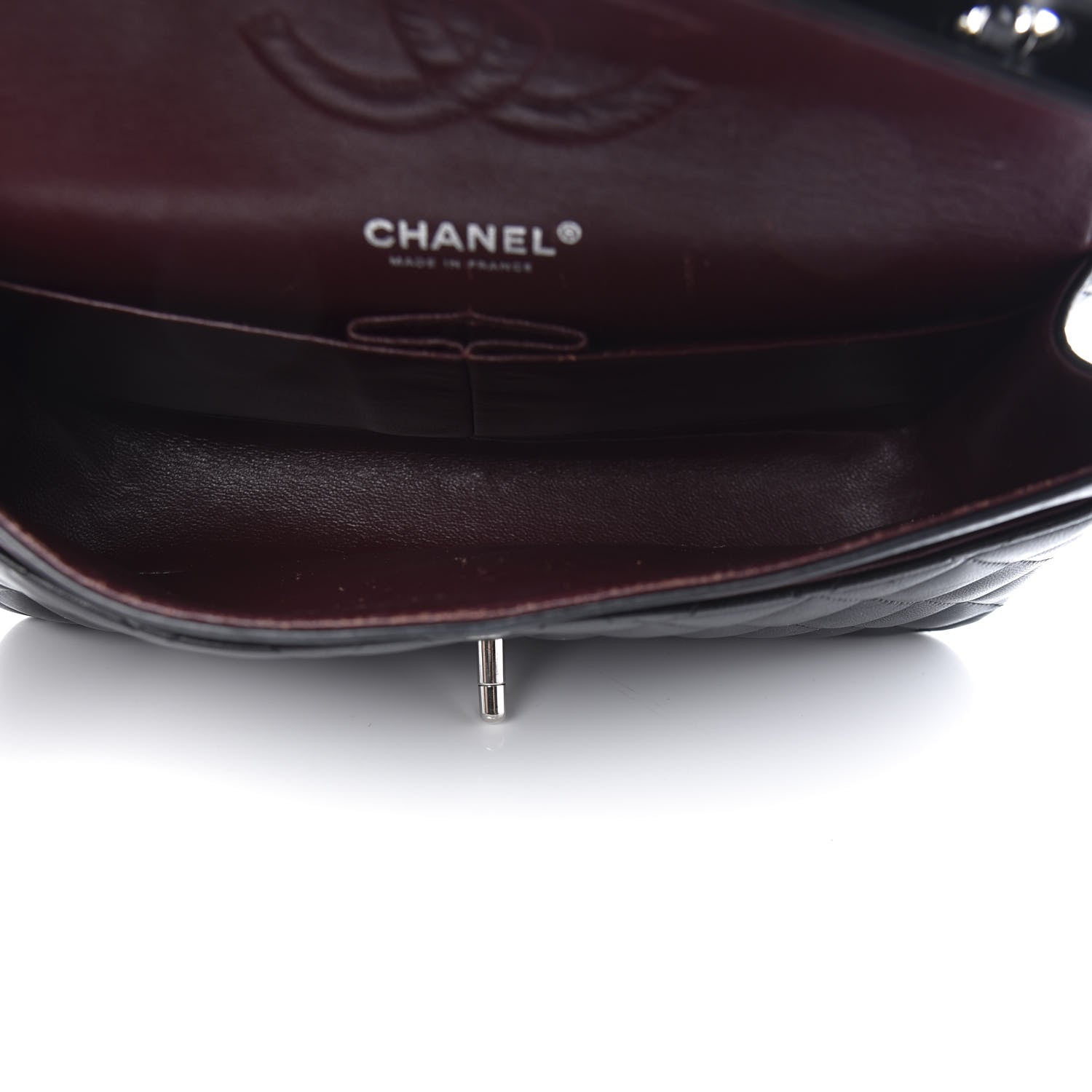 Chanel Lambskin Quilted Medium Double Flap Black 5 of 21