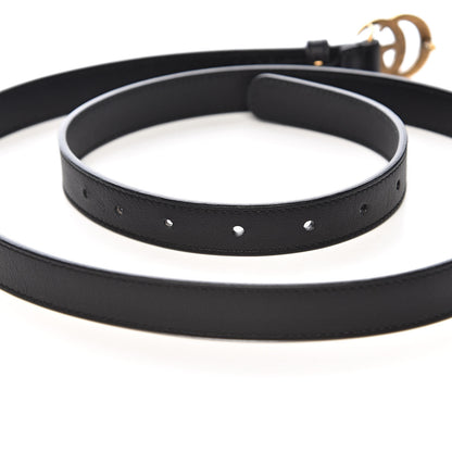 Gucci Calfskin Double G 20mm Belt 105 42 Black 5 of 7
