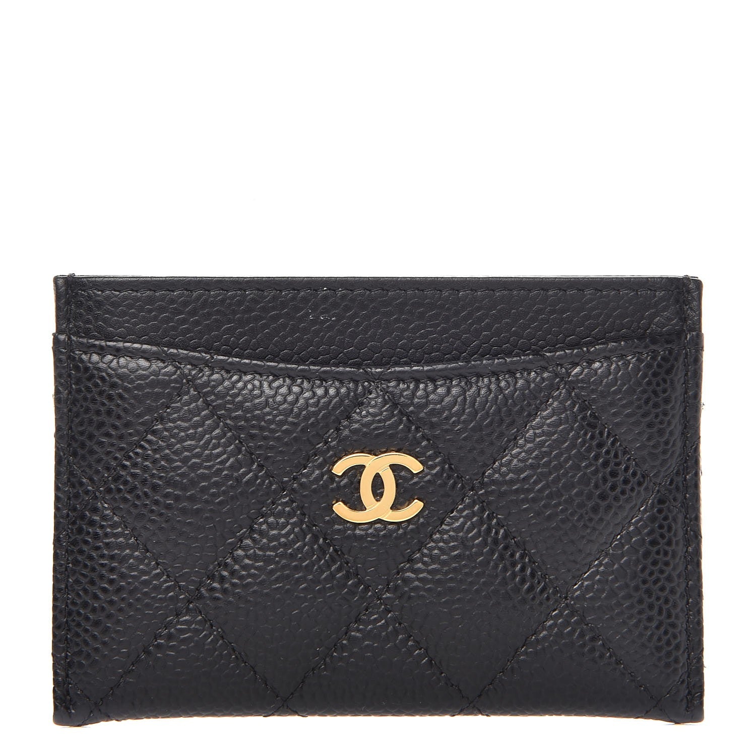 Chanel Caviar Quilted Card Holder Black 1 of 8