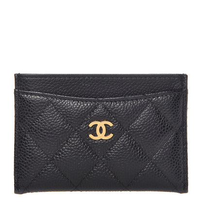 Chanel Caviar Quilted Card Holder Black 1 of 8