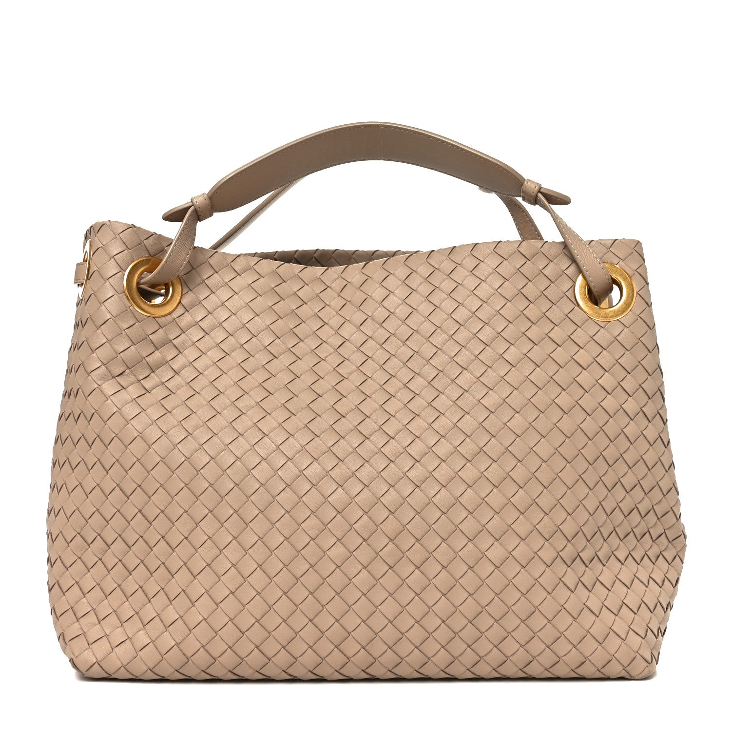 Bottega Veneta Nappa Intrecciato Medium Garda Bag Beige 1 of 11