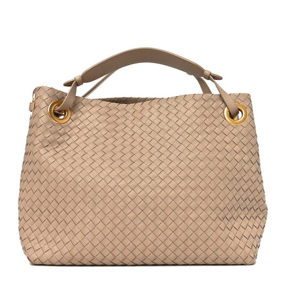 Bottega Veneta Nappa Intrecciato Medium Garda Bag Beige 1 of 11