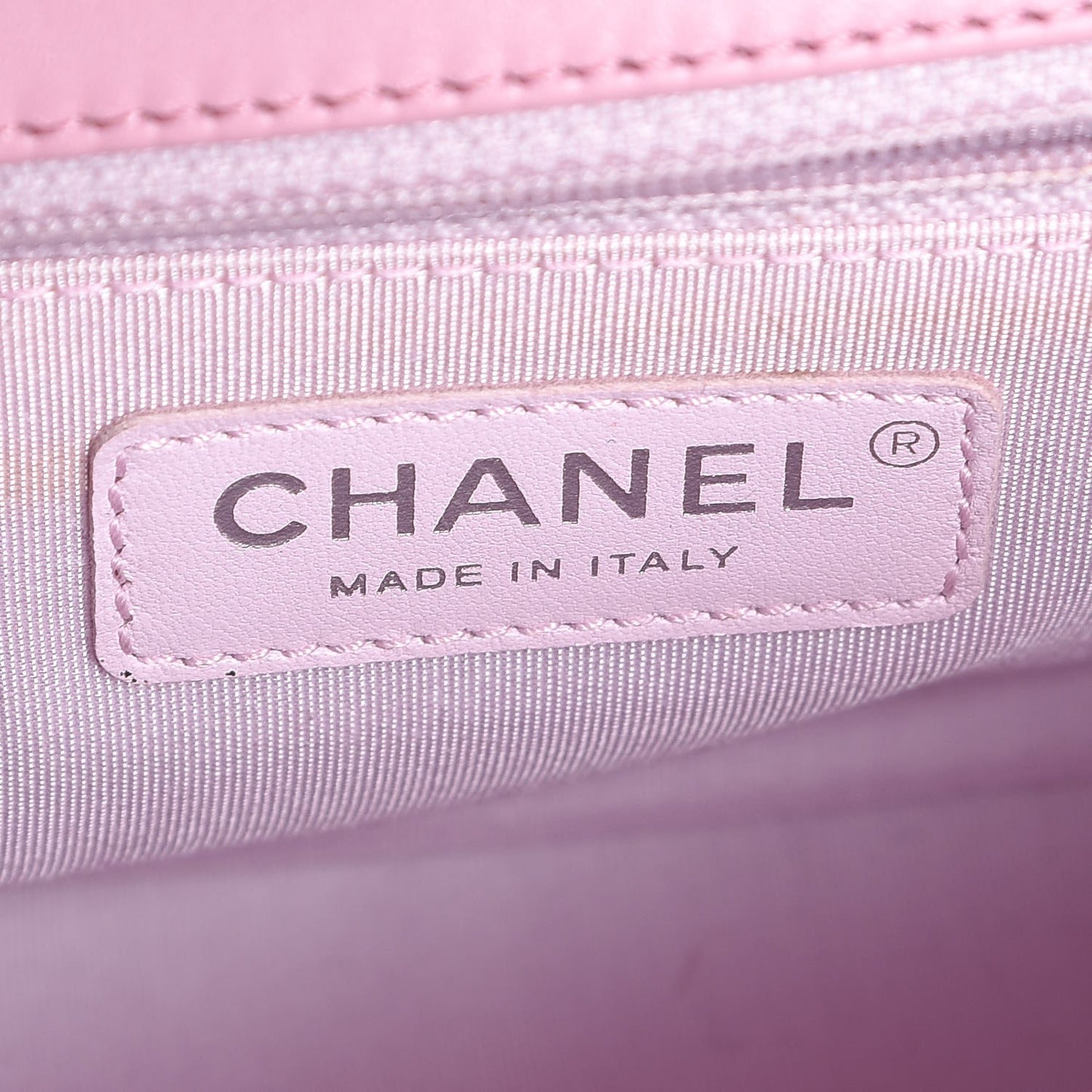 Calfskin Stitched Ring My Bag Flap Crossbody Pink