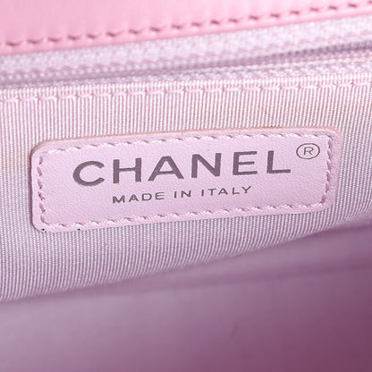 Chanel Calfskin Stitched Ring My Bag Flap Crossbody Pink 6 of 8