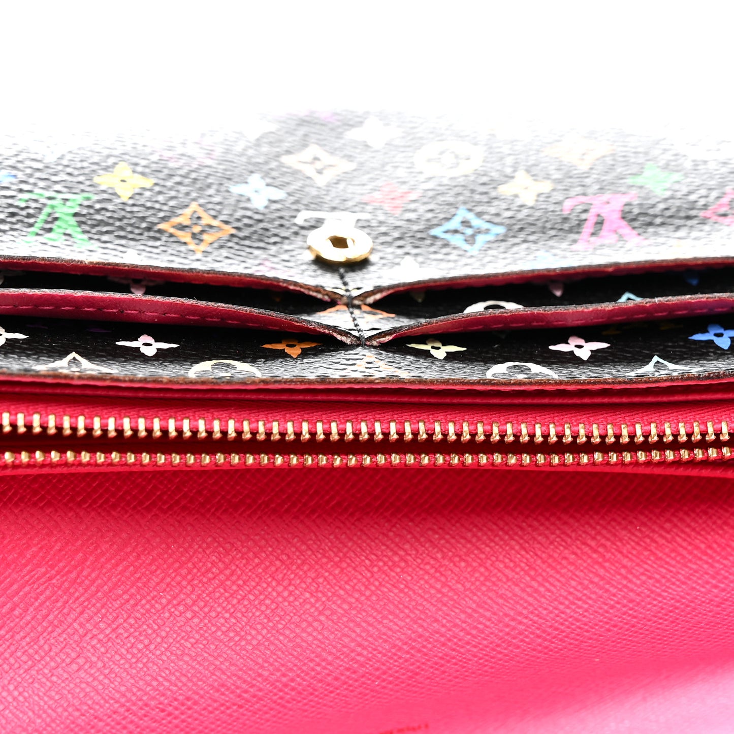 Monogram Multicolor Sarah Wallet Black Grenade
