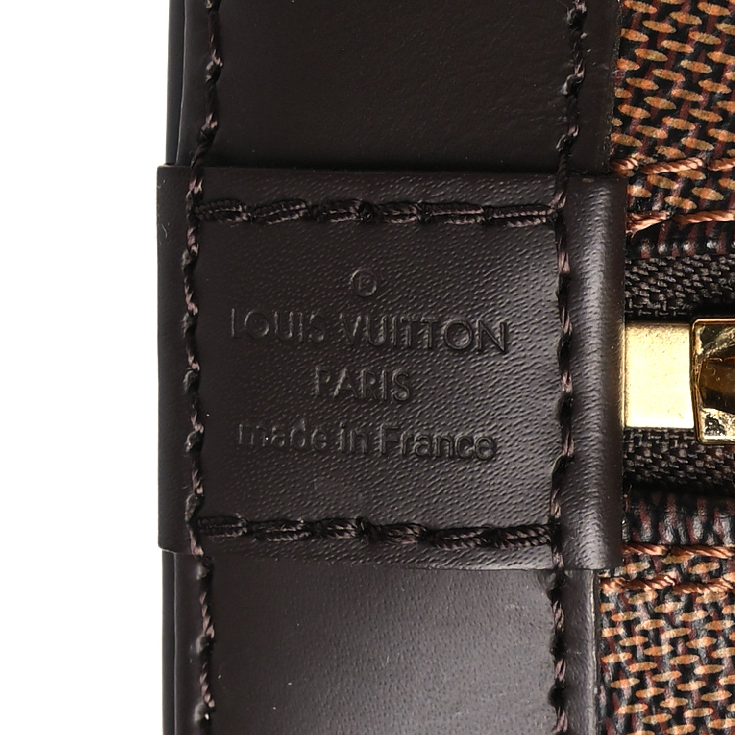 Louis Vuitton Damier Ebene Alma BB 6 of 9