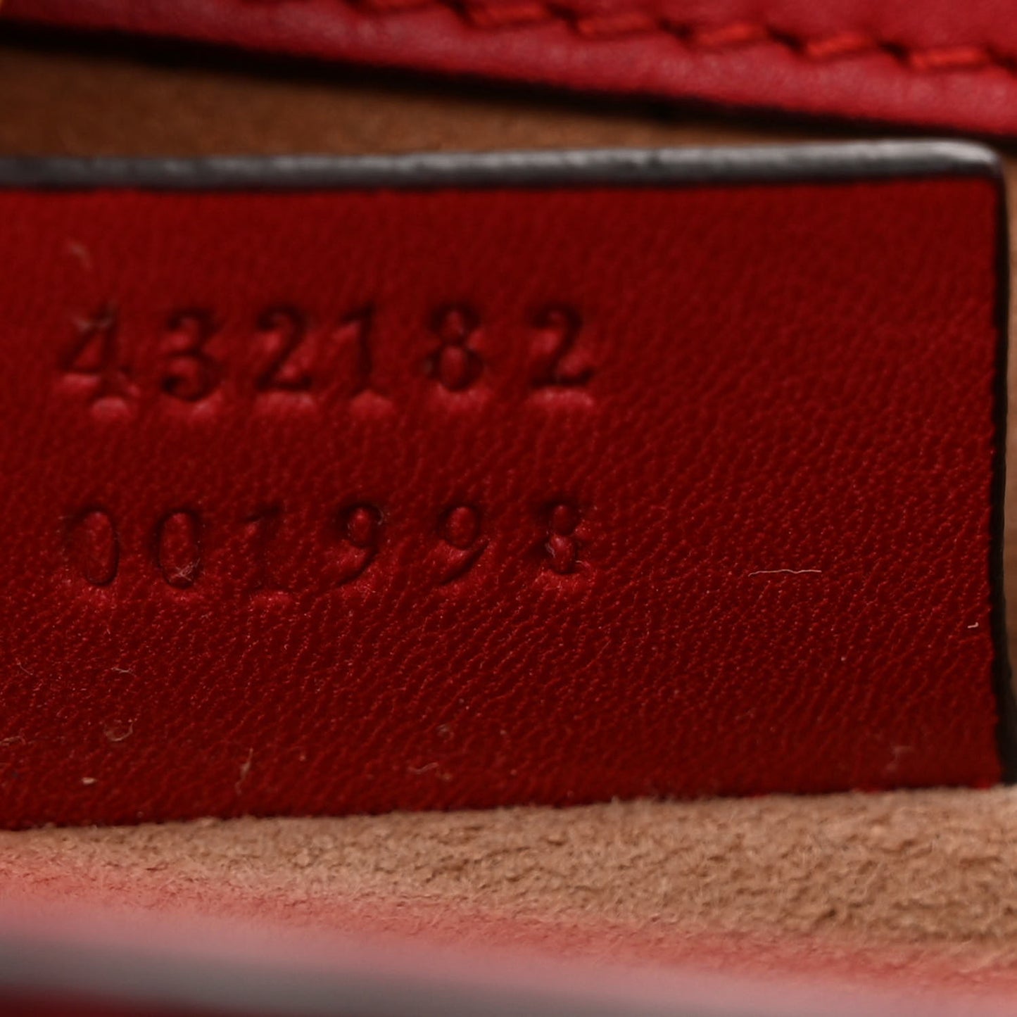 Calfskin Studded Small Padlock Shoulder Bag Hibiscus Red