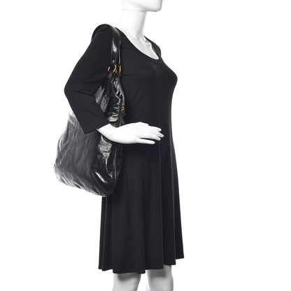 Saint Laurent Patent Tribute Tote Black 2 of 13