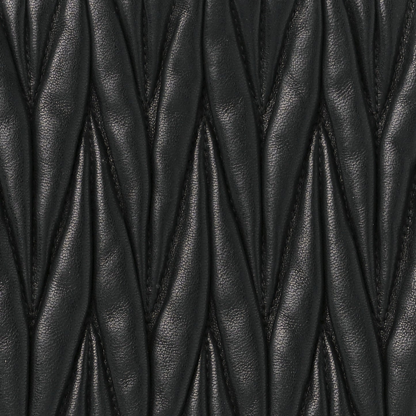 Nappa Matelasse Clutch Black