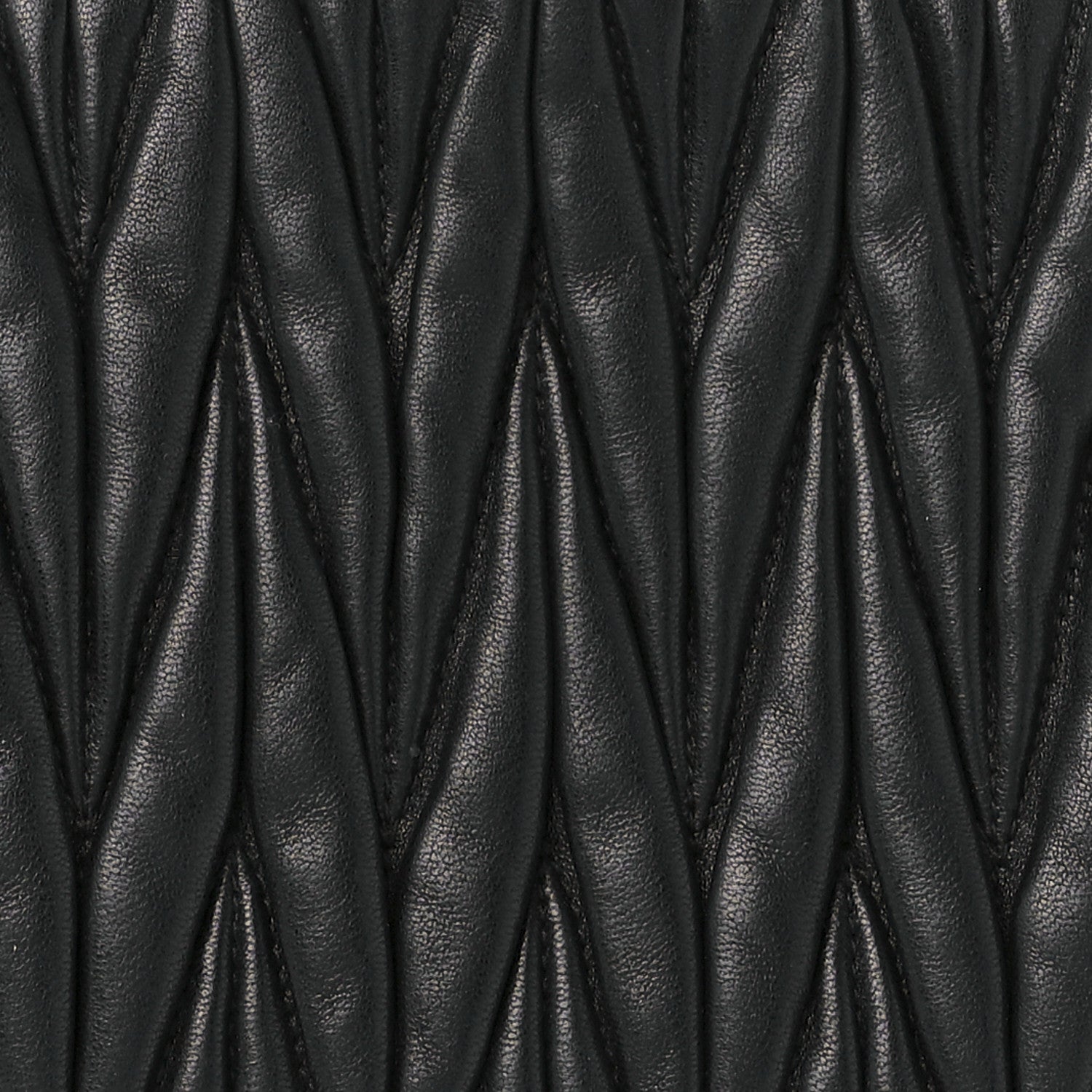 Miu Miu Nappa Matelasse Clutch Black 9 of 13